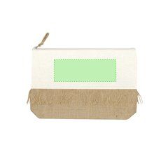 Neceser algodón/yute con flecos | Area 1 | 140 x 50