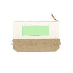 Neceser algodón/yute con flecos | Area 2 | 140 x 50