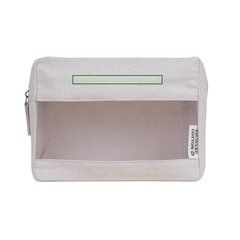 Neceser en canvas reciclado con ventana | Frontal | 130 x 10