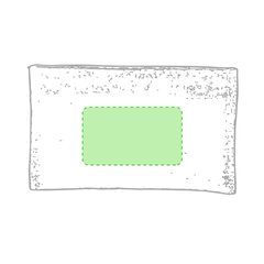 Neceser multiusos de yute ecológico | En el lateral | 120 x 70