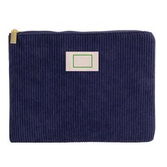 Neceser de pana de poliéster | Etiqueta | 30 x 20