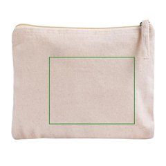 Neceser plano algodón orgánico certificado | Trasera | 120 x 100