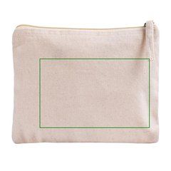 Neceser plano algodón orgánico certificado | Trasera | 150 x 100