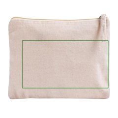Neceser plano algodón orgánico certificado | Trasera | 170 x 100