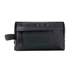 Neceser PU con bolsillo y asa lateral | Frontal | 120 x 40