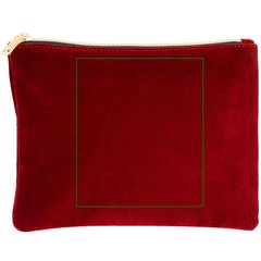 Neceser Terciopelo con Forro Interior | Frontal | 120 x 140
