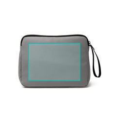 Neceser triangular de PU con compartimentos | ZONA3 | 180 x 130