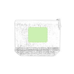 Neceser de yute con cremallera | Centrado cara A | 90 x 70