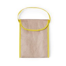 Nevera con exterior en resistente papel reciclable 20 x 25 x 10 cm Amarillo