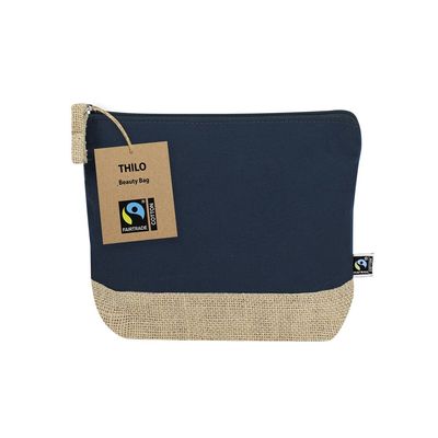 Neceser algodón con base de yute Mar