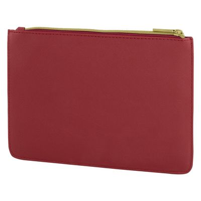 Neceser Portatodo PU Acolchado Rojo