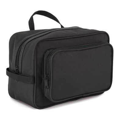 Neceser reciclado con bolsillo frontal Black