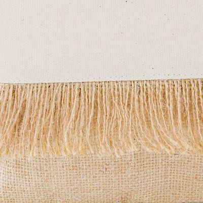 Neceser ECO Canvas/Yute con Flecos