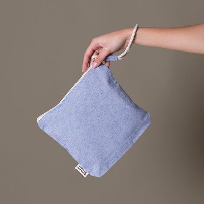 Neceser de algodón reciclado 320 gr/m²