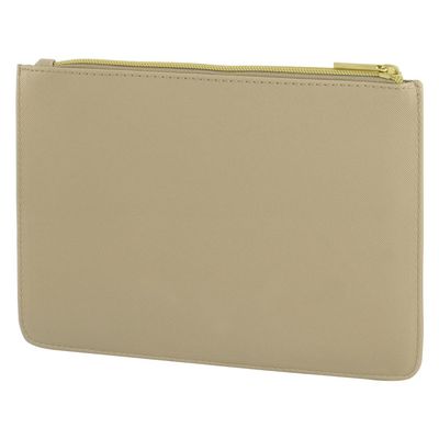 Neceser Portatodo PU Acolchado Dorado