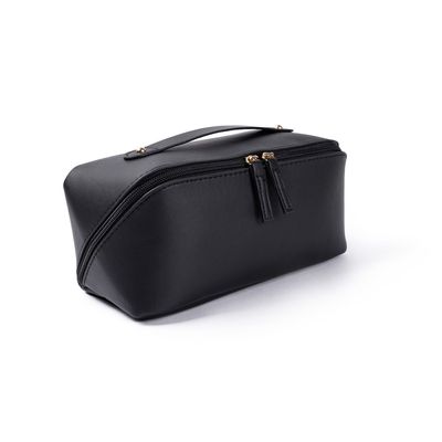 Neceser amplio de PU 400 g/m² Negro