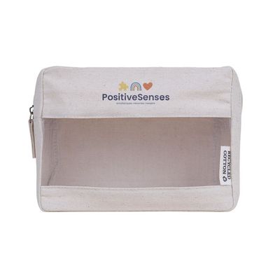Neceser en canvas reciclado con ventana