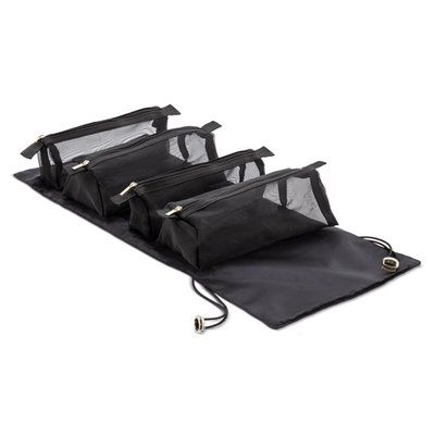 Neceser de 4 estuches con velcro en la base NE