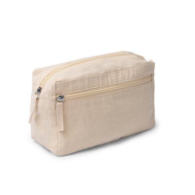 Neceser de algodón doble bolsillo