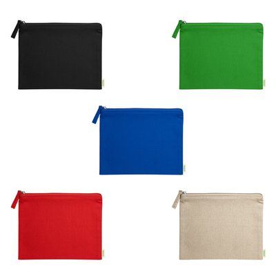Neceser algodón orgánico con tirador a juego