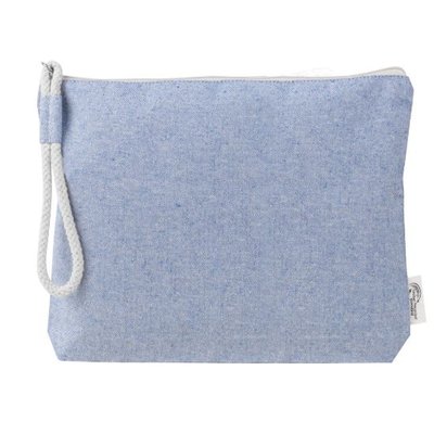 Neceser de algodón reciclado 320 gr/m² Azul