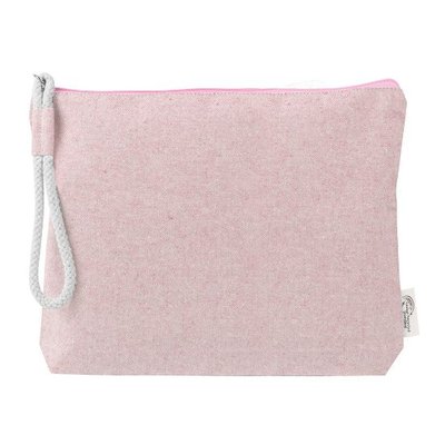 Neceser de algodón reciclado 320 gr/m² Rosa