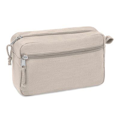 Neceser de Cáñamo 200g Unisex Beig