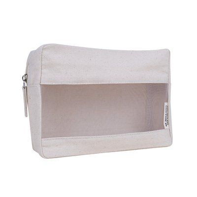 Neceser en canvas reciclado con ventana Nat