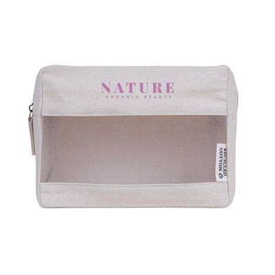 Neceser en canvas reciclado con ventana