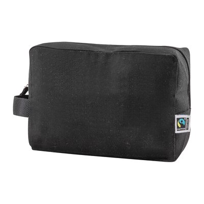 Neceser con garantía Fairtrade Negro