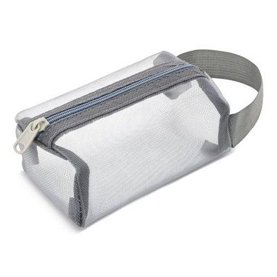 Neceser de malla transparente con asa PT