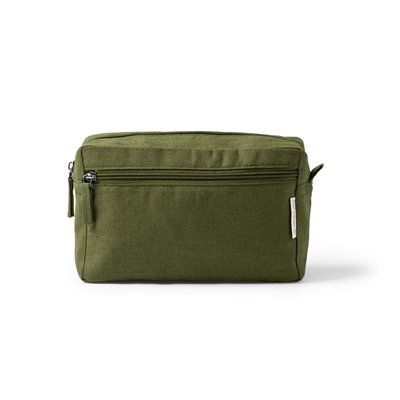 Neceser multiusos de tela de cáñamo Verde Aventura