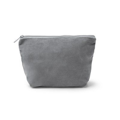 Neceser de pana Gris Talla Única Adulto