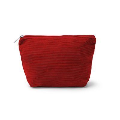 Neceser de pana Rojo Talla Única Adulto