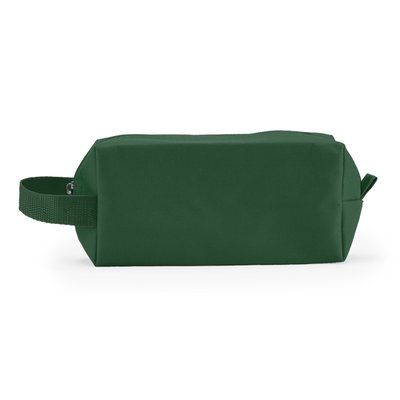 Neceser de poliéster 600D con cremallera Verde Botella