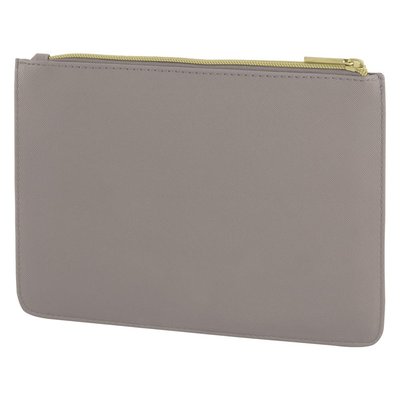 Neceser Portatodo PU Acolchado Gris