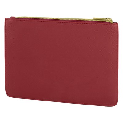 Neceser Portatodo PU Acolchado Rojo