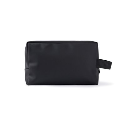 Neceser PU con bolsillo y asa lateral