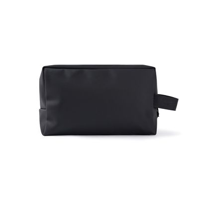 Neceser PU con bolsillo y asa lateral