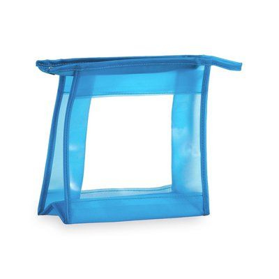 Neceser PVC Translúcido Azul