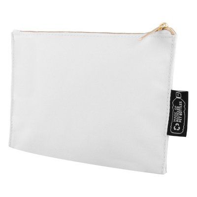 Neceser RPET con Cremallera Blanco