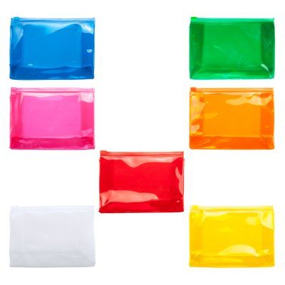 Neceser transparente con cierre hermético