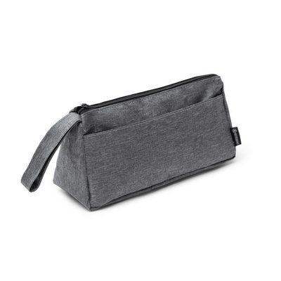 Neceser triangular con bolsillo exterior 300D RPET