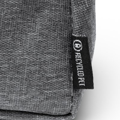 Neceser triangular con bolsillo exterior 300D RPET