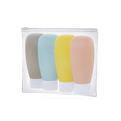 Neceser de viaje con botes de PVC