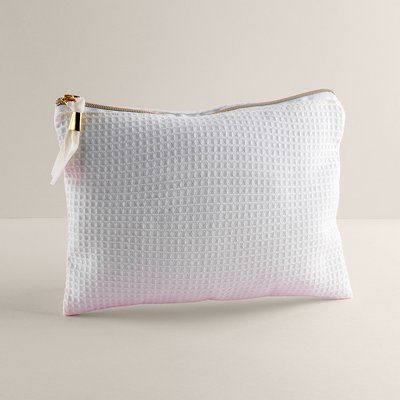 Neceser waffle con tirador dorado BL