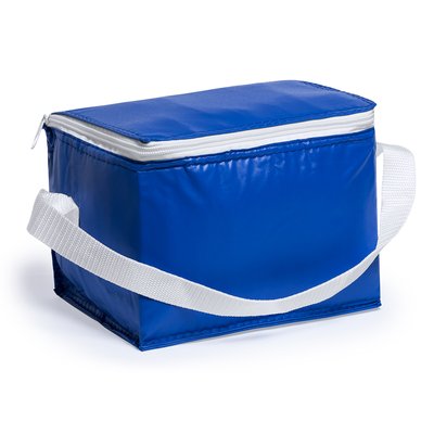 Nevera para 6 latas en PVC  Azul