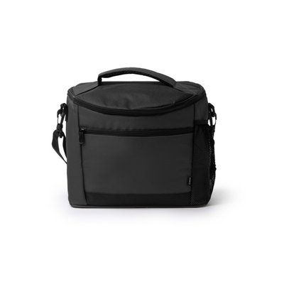 Nevera grande sostenible de 600D RPET Negro