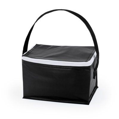 Nevera isotérmica PVC para 6 latas Negro Talla Única Adulto
