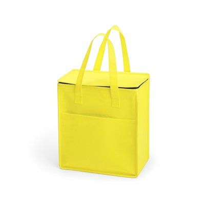 Nevera de non-woven con bolsillo frontal y asa de transporte Ama